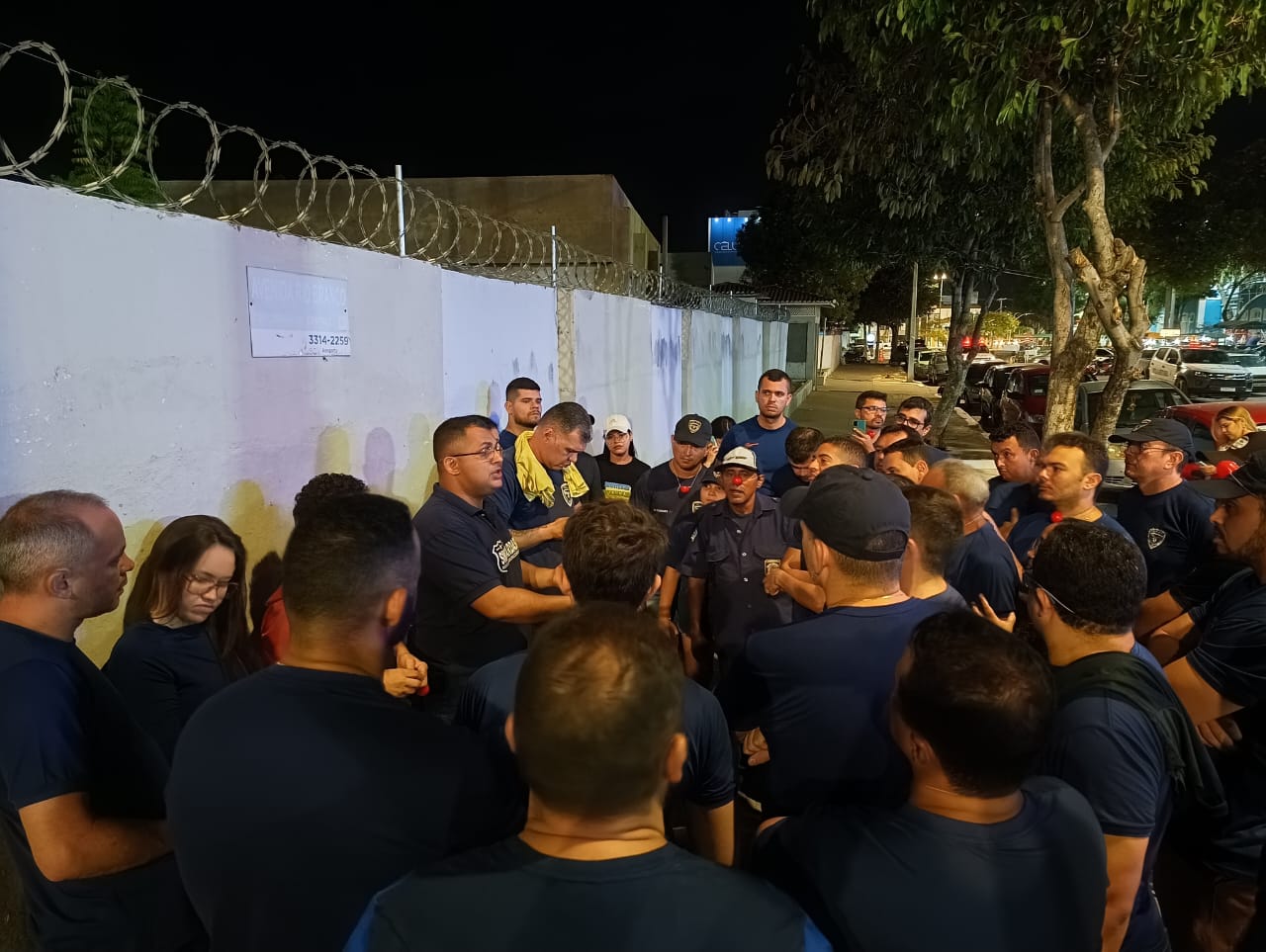 GCMs de Mossoró promovem mobilização e cobram do prefeito o atendimento da pauta da categoria